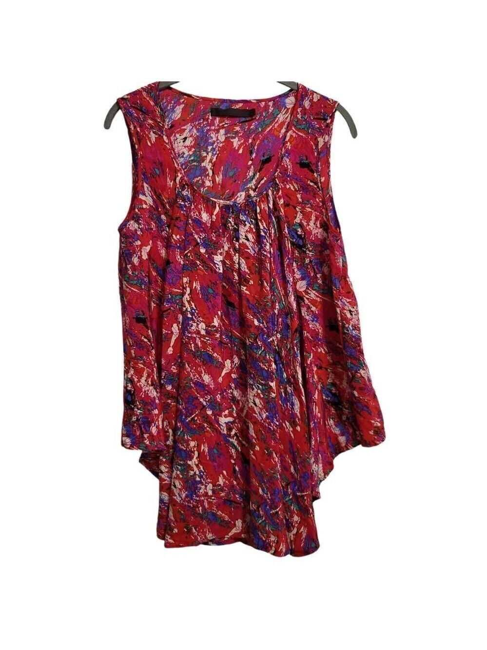 Nicholas K Printed Blouse Sz Small